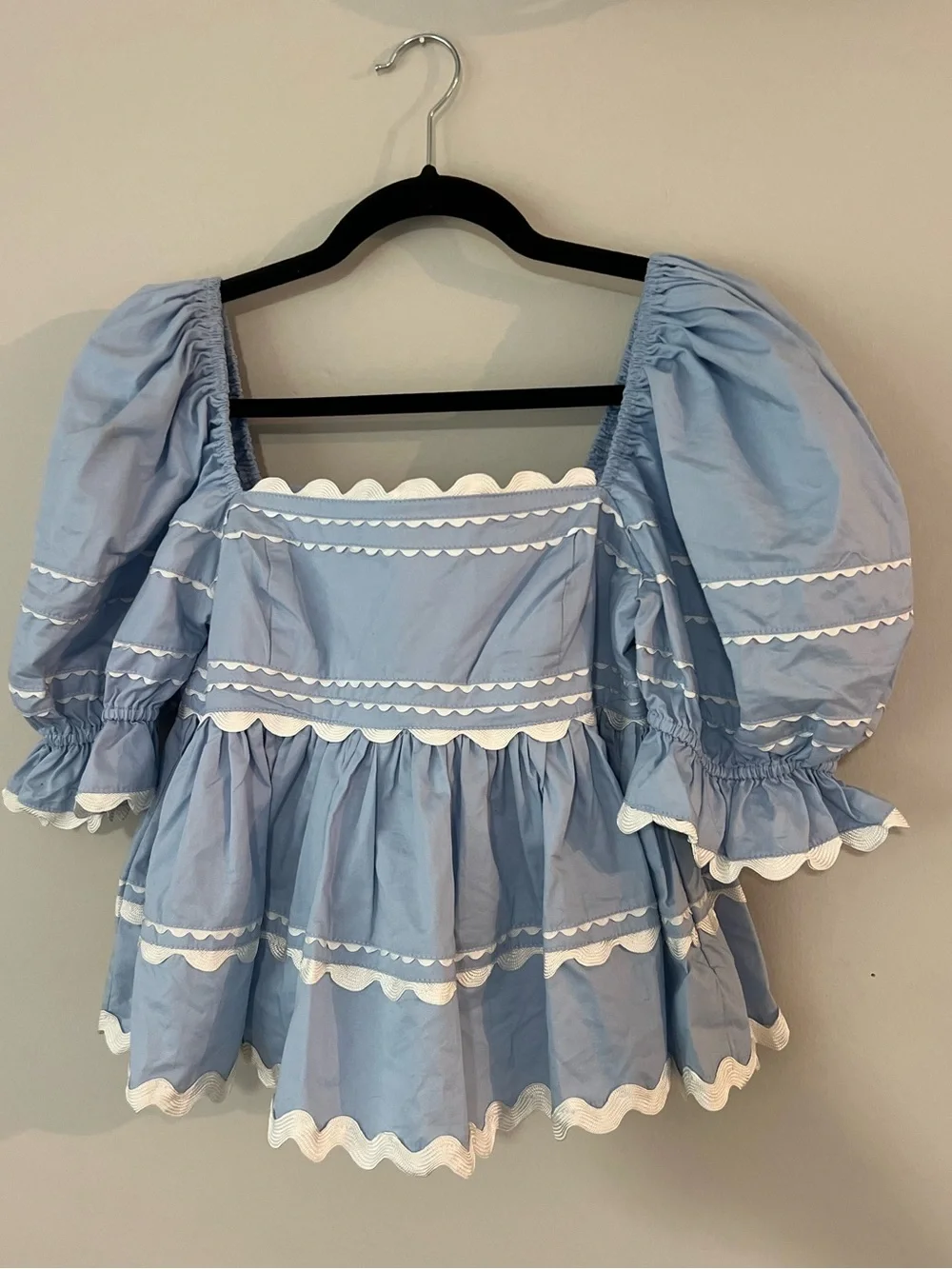 NWT Sofie the label cropped babydoll top size small - Picture 3 of 10